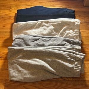 Kids' Cozy Sweatpants - Black, Light Gray, Dark Gray and Navy